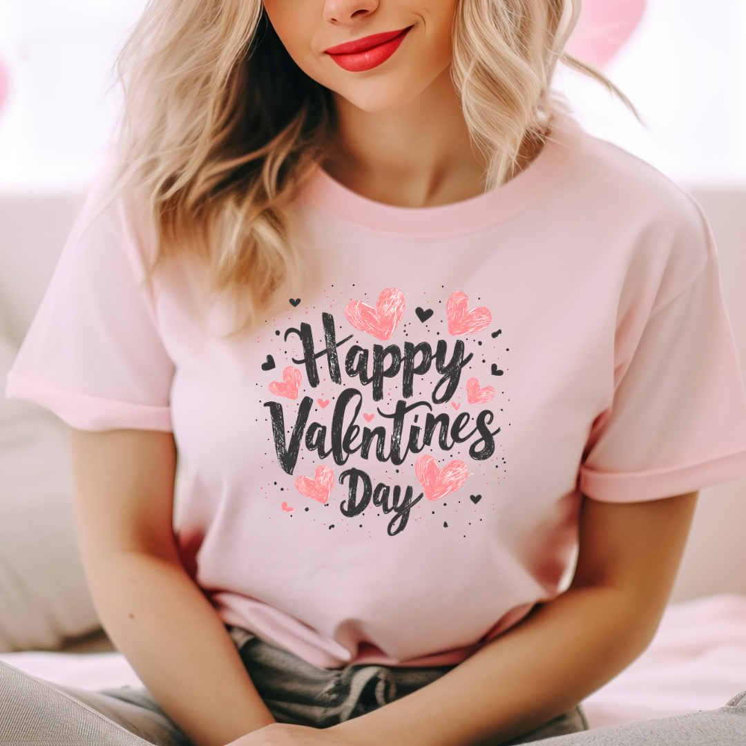 Happy Valentine's Day Custom T-Shirt