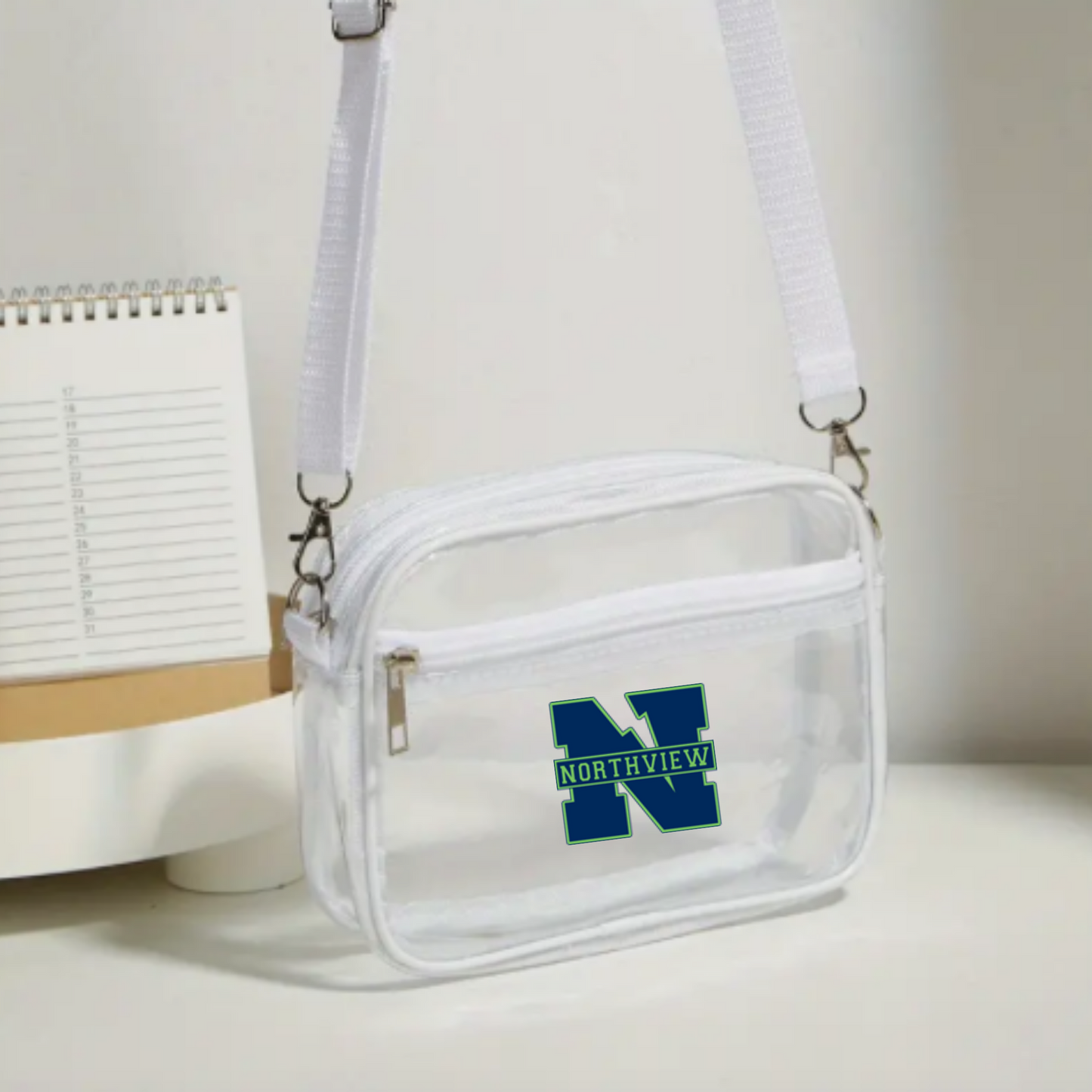 GameDay Gear: Stadium-Approved Messenger Bag with School Logo