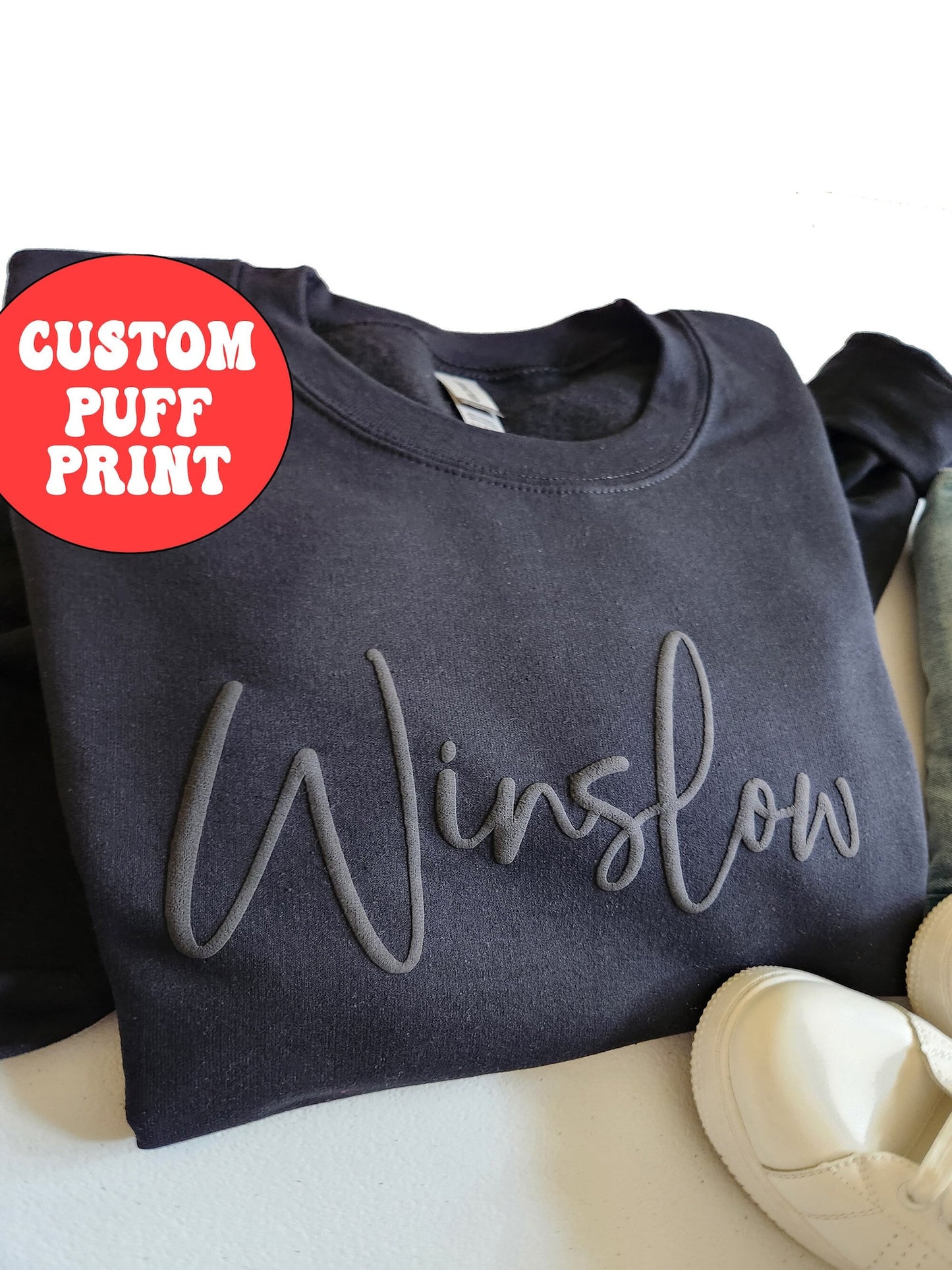 Custom Puff Print Sweatshirt