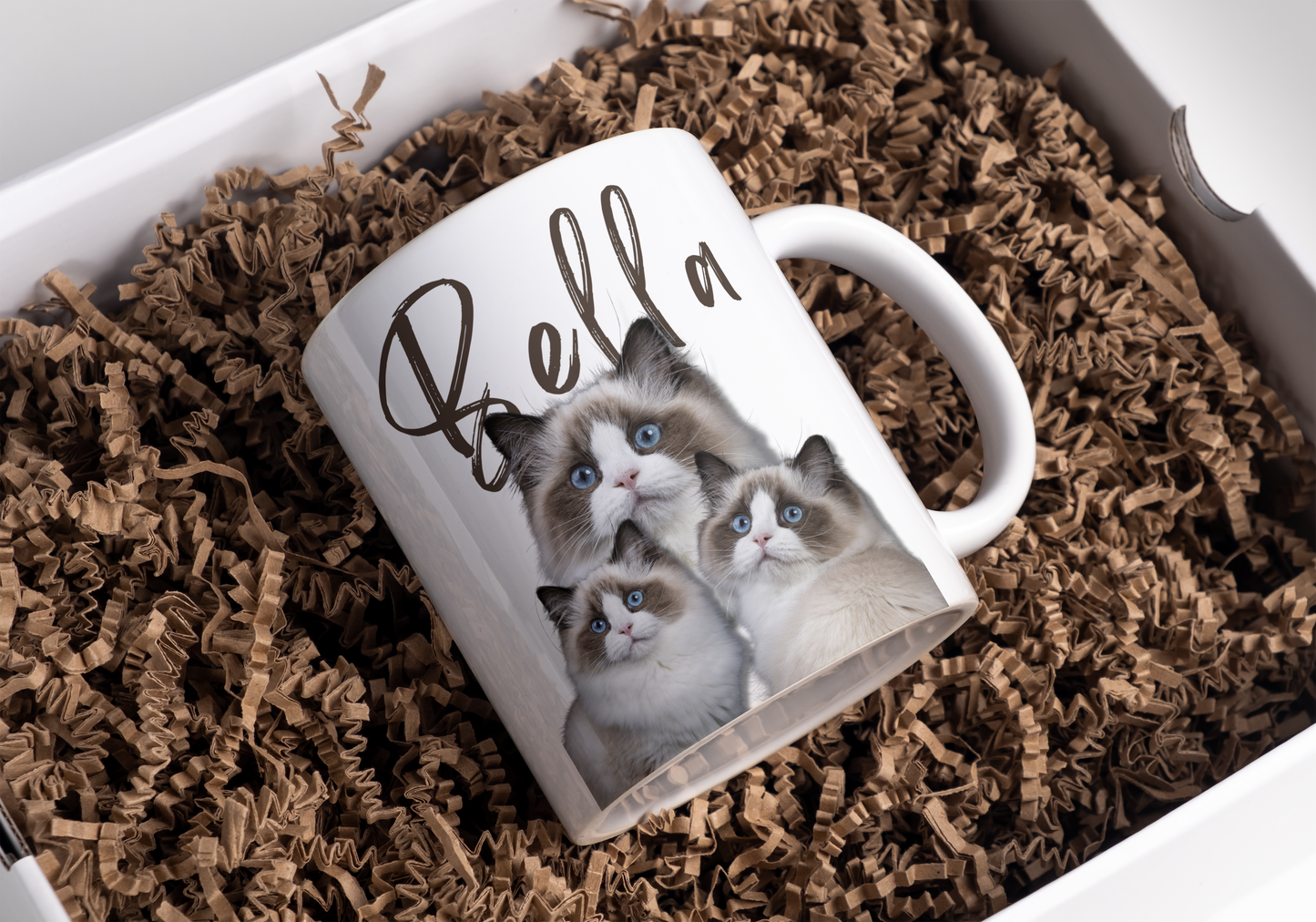 Personalized Cat Photo Mug - 11oz and 15oz Options