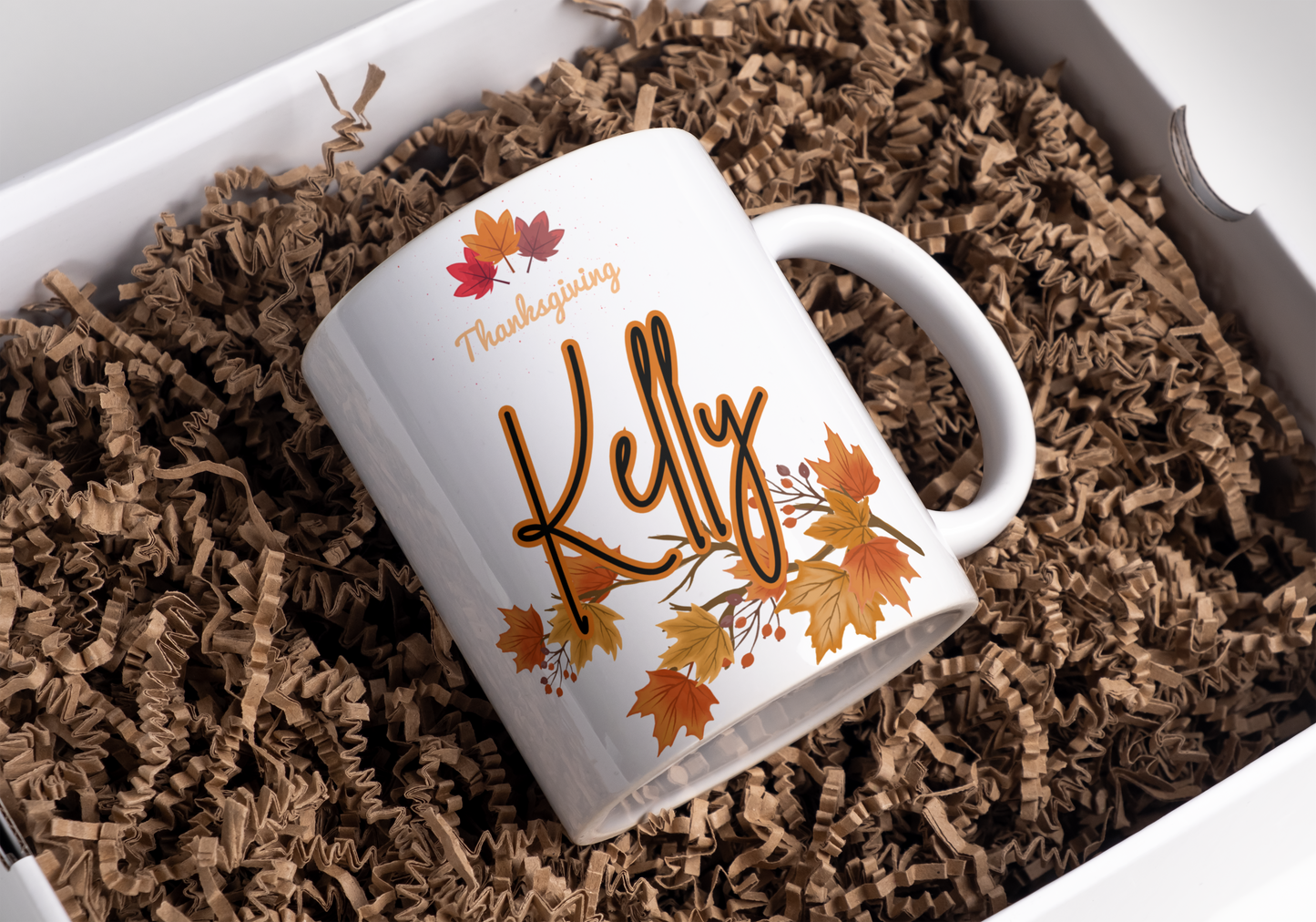 Custom with your Name, Happy Thanksgiving Mug, Thanksgiving Gift,