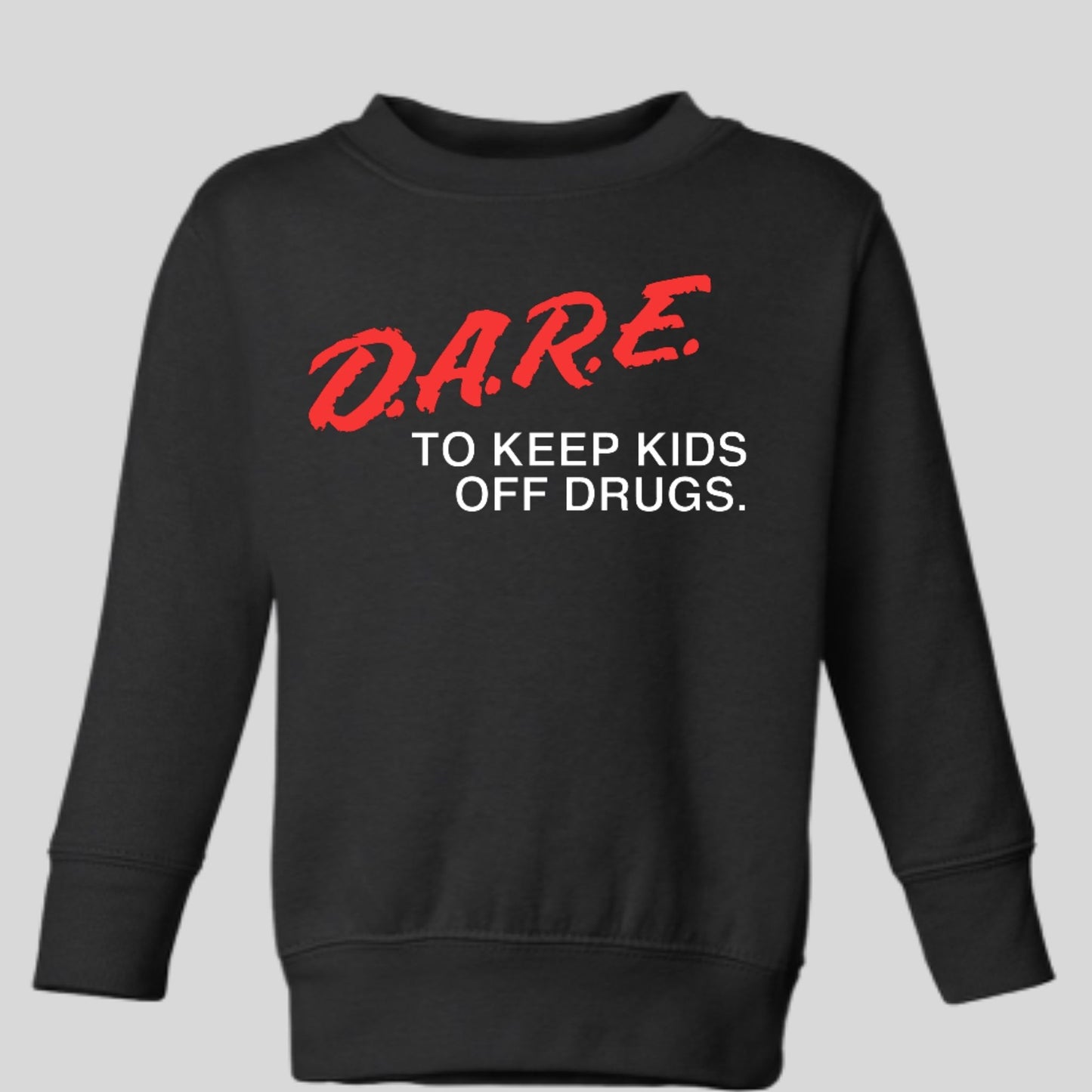 Retro 90s Vintage Style Dare Hoodie | DARE Crewneck Sweatshirt