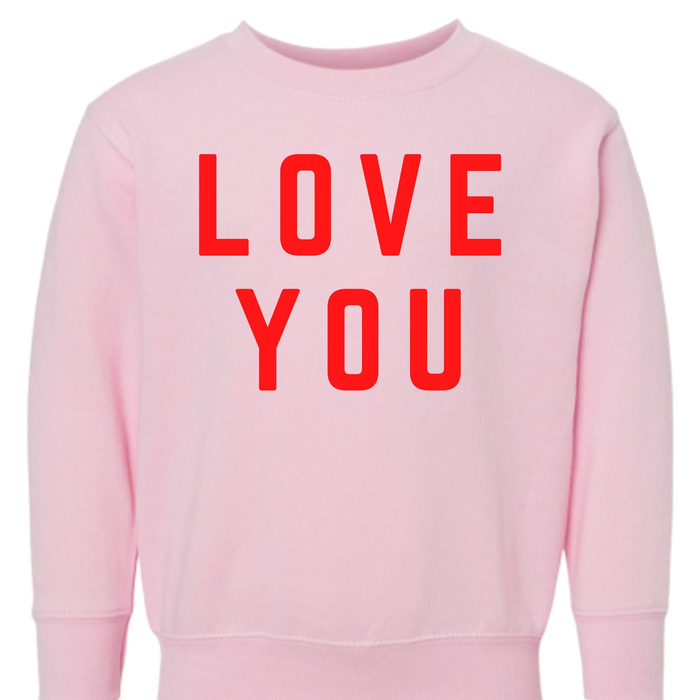 Love You Children's Sweatshirt, Valentine Sweatshirt, Valentine Sweater for Kids , Kid Valentine Shirt , Toddler Valentine , Valentine Graphic Tee